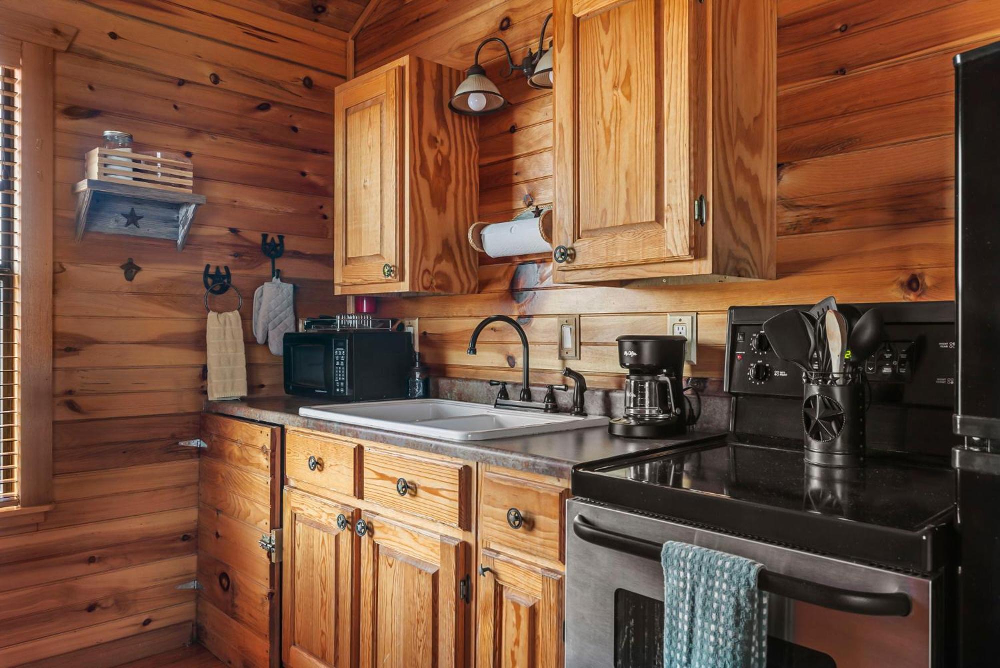 Enchanted Rockview Cabins Crabapple Phòng bức ảnh